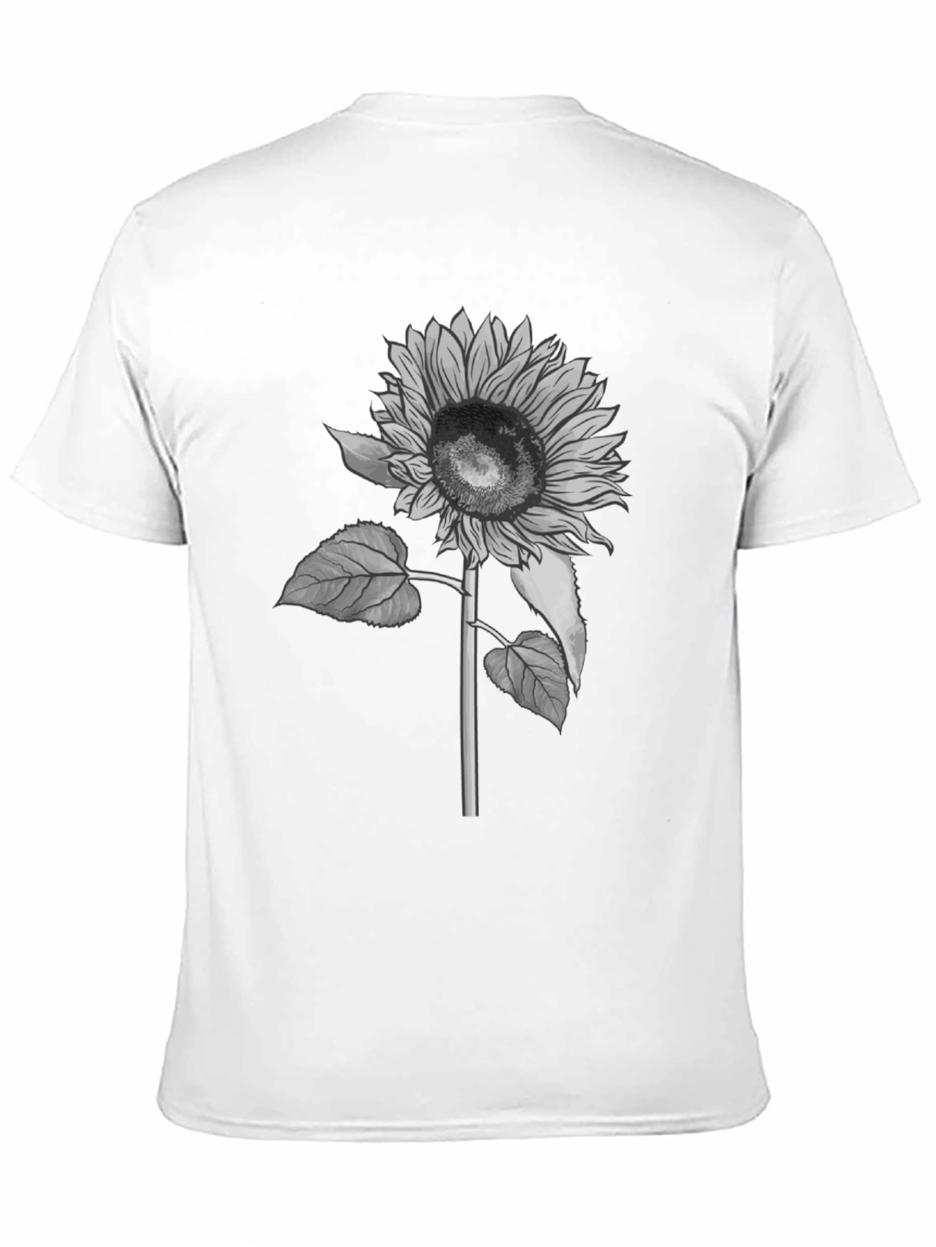 Sunflower Graphic T-Shirt - Black Casual Tee