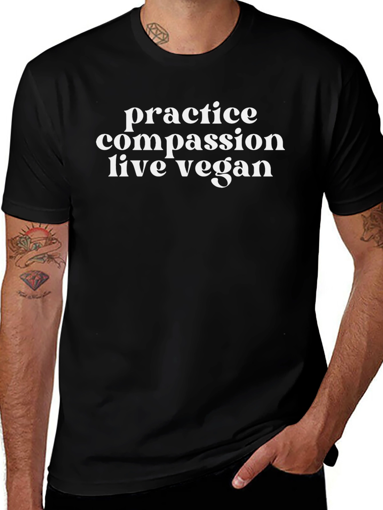 Vegan Lifestyle T-Shirt - Practice Compassion