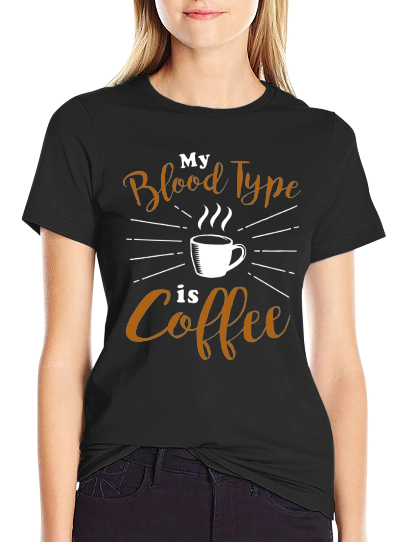 Coffee Lover T-Shirt - My Blood Type is Coffee