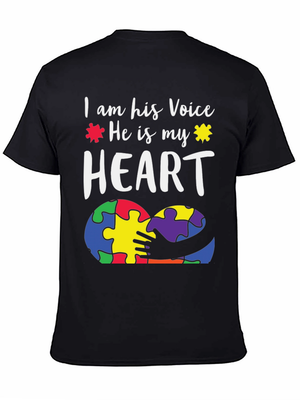 Autism Awareness T-Shirt - I Am His Voice
