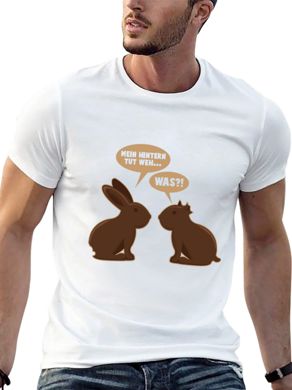 Funny Chocolate Bunny T-Shirt