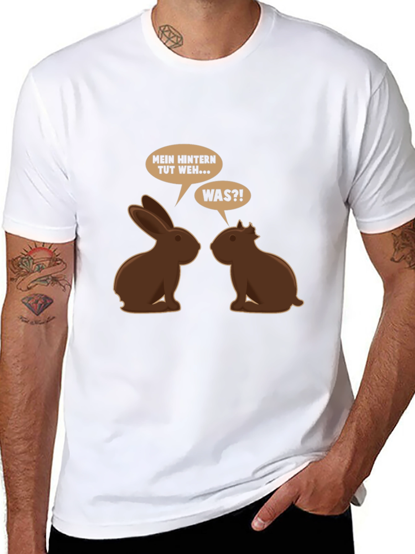 Funny Chocolate Bunny T-Shirt