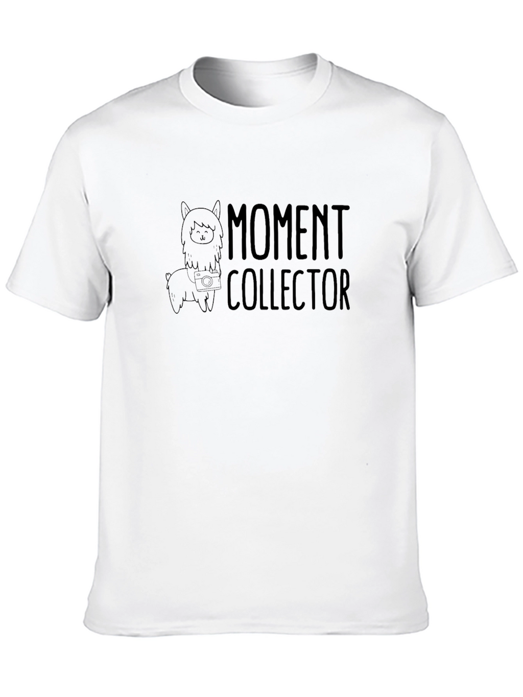 Moment Collector Graphic T-Shirt - Alpaca Design