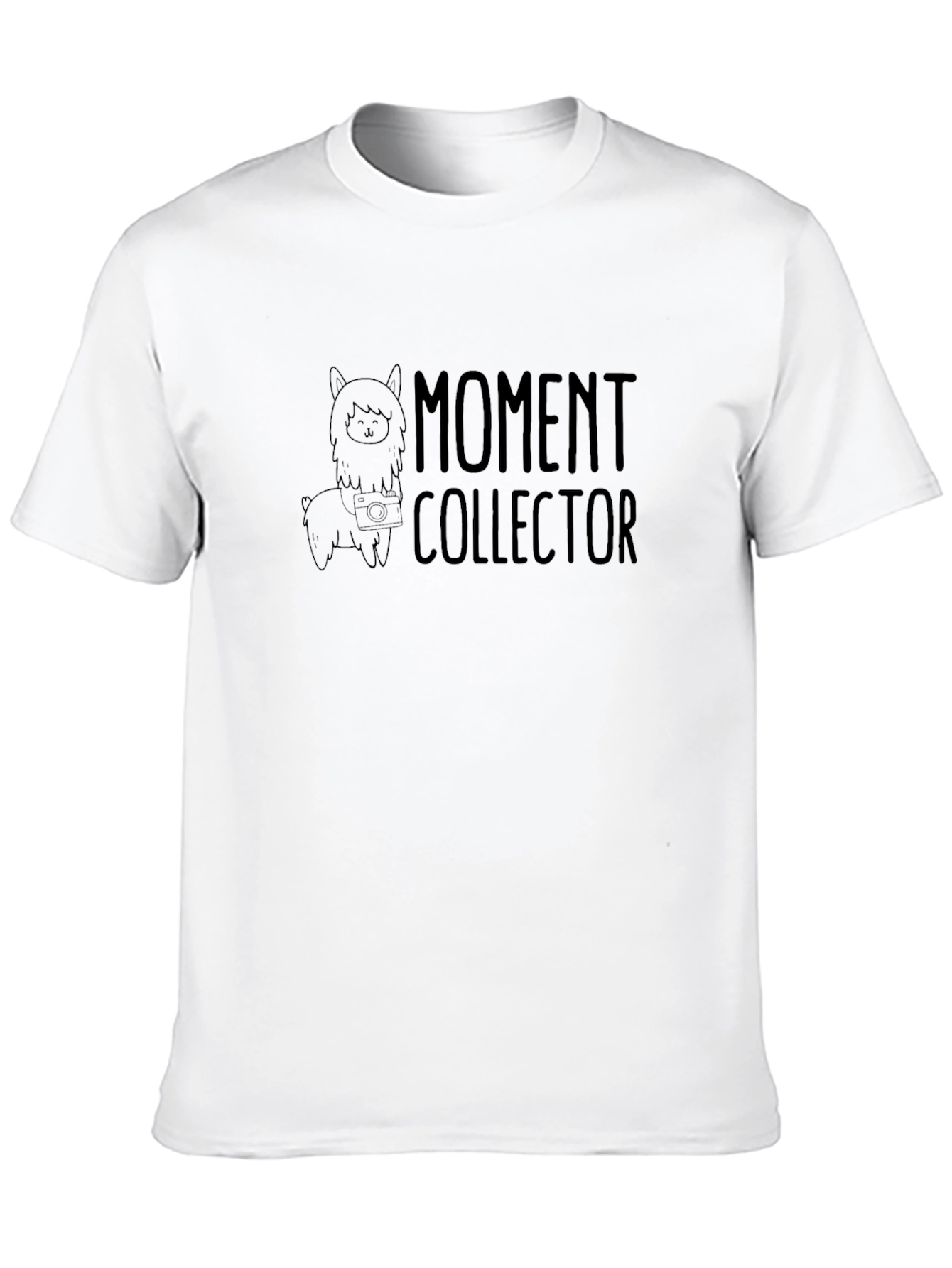 Moment Collector Graphic T-Shirt - Alpaca Design