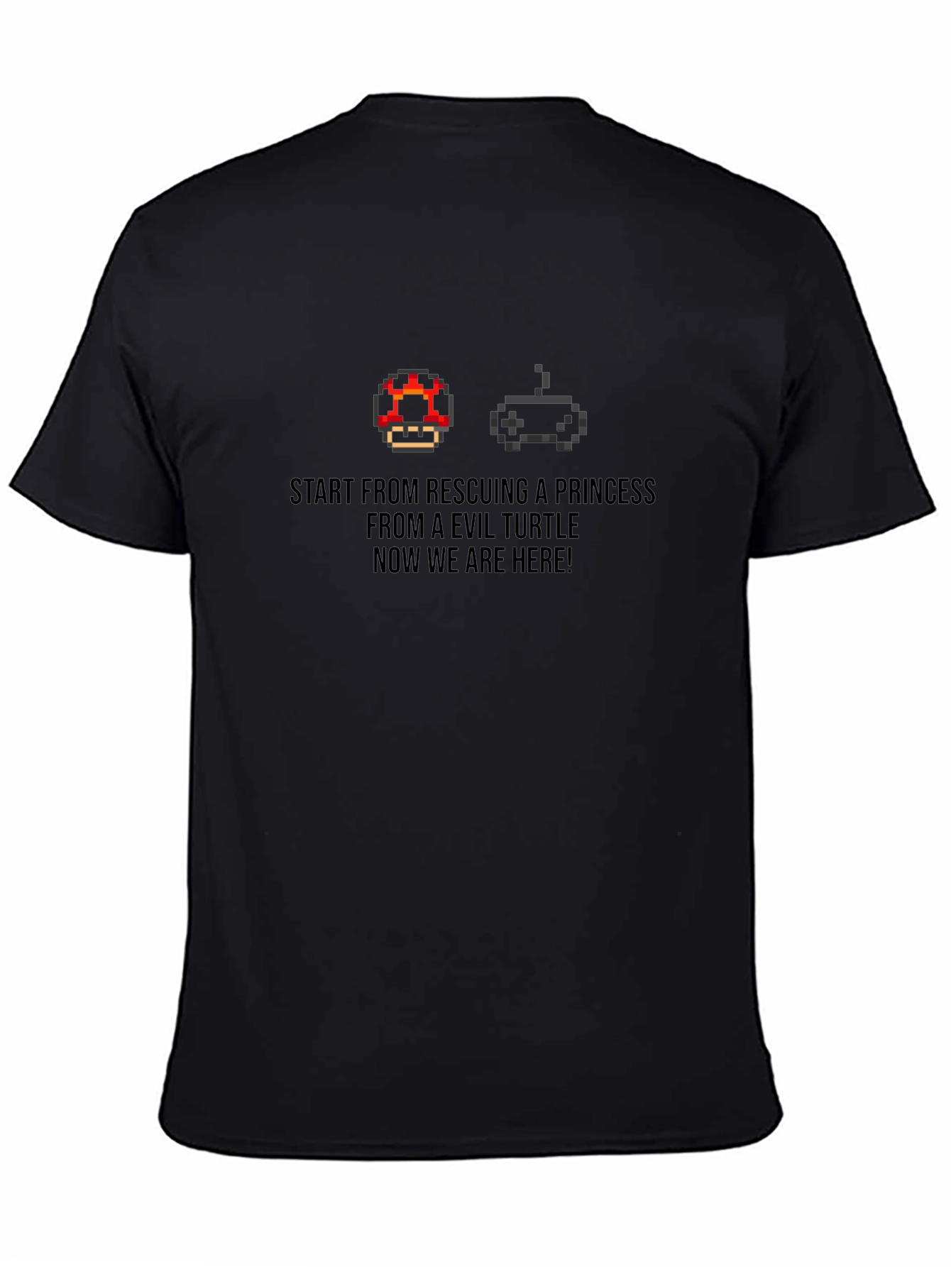 Retro Gamer Tee - Princess Rescue to Turtle Battles T-Shirt