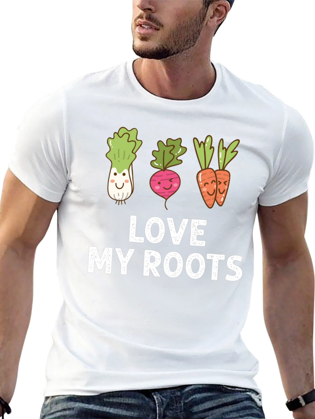 Love My Roots Graphic Tee - Cute Vegan T-Shirt