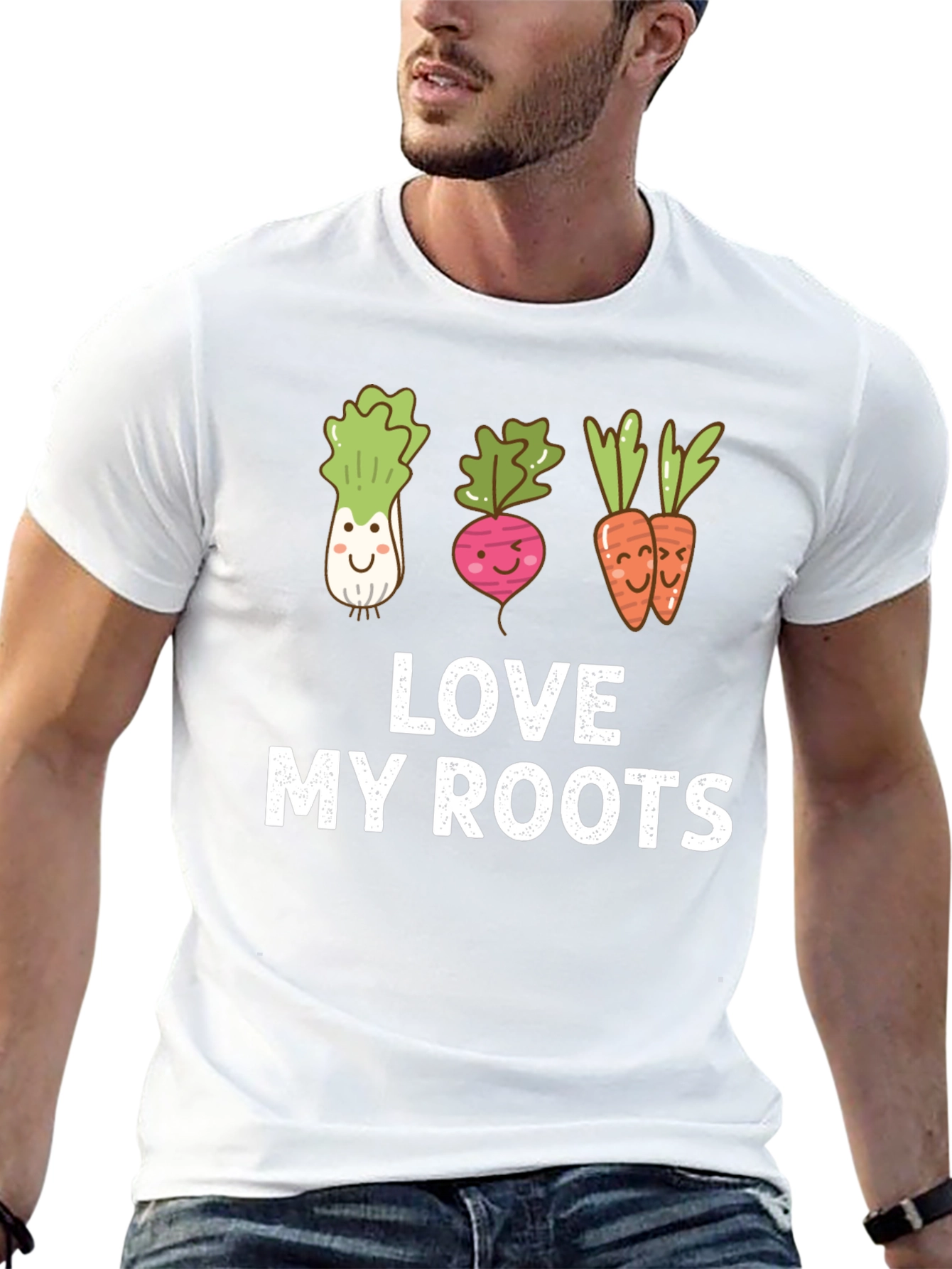 Love My Roots Graphic Tee - Cute Vegan T-Shirt