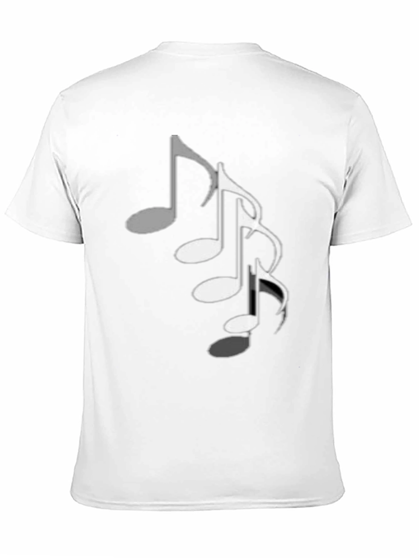 Musical Note T-Shirt - Black Cotton Tee