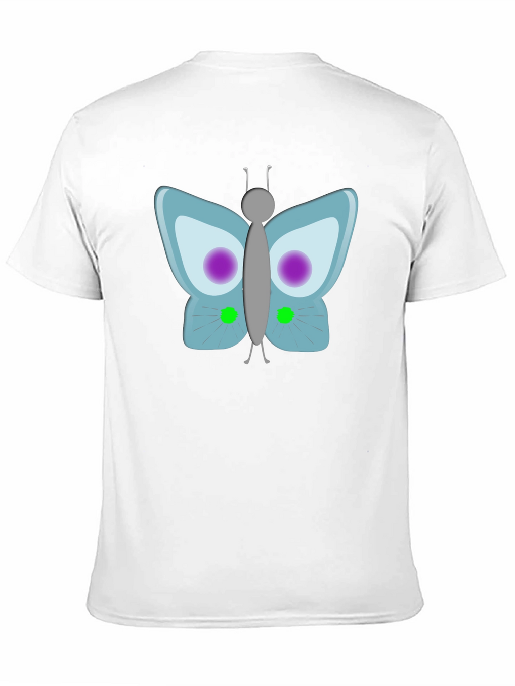 Butterfly Graphic Black T-Shirt
