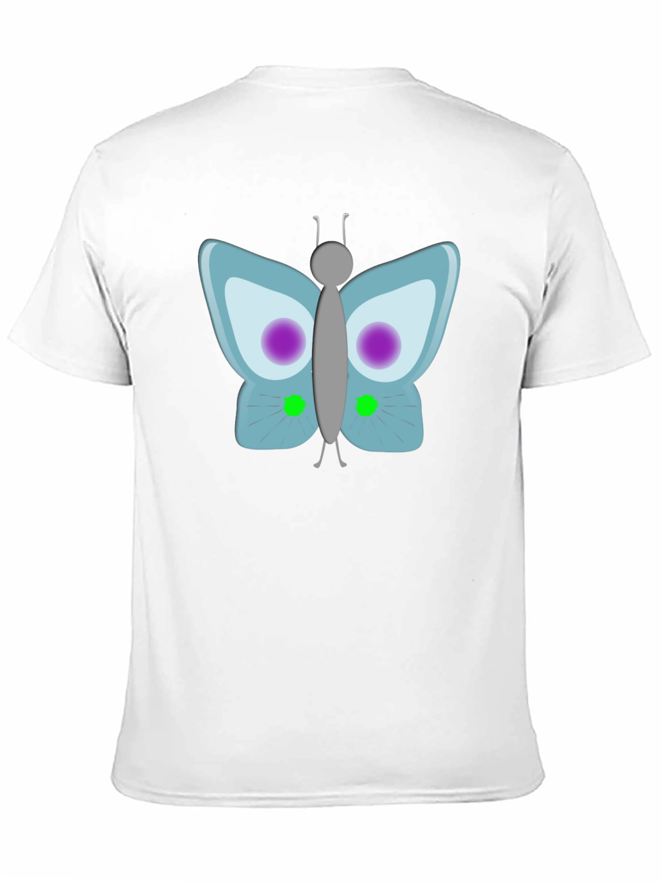 Butterfly Graphic Black T-Shirt