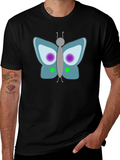 Butterfly Graphic Black T-Shirt