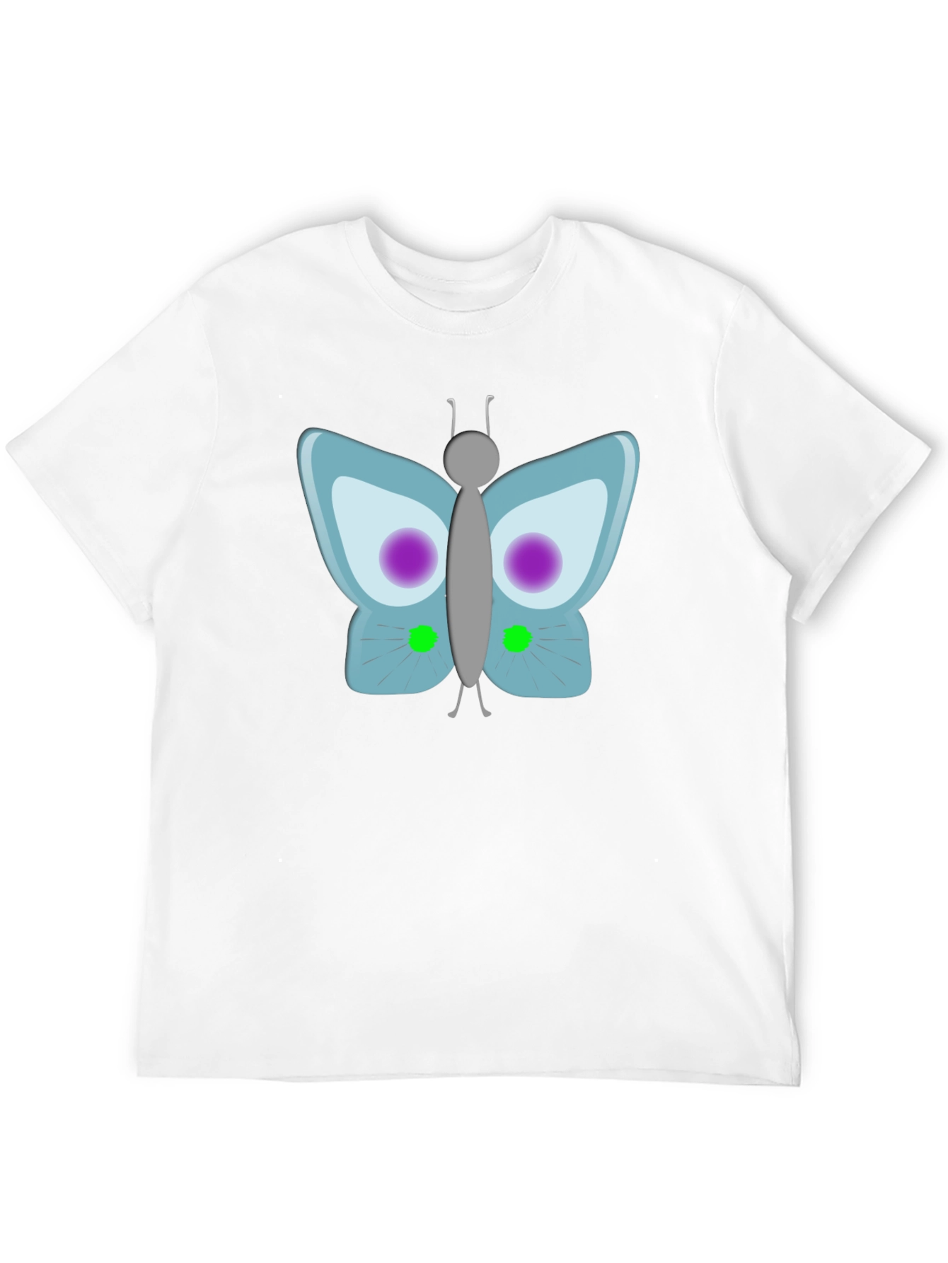 Butterfly Graphic Black T-Shirt