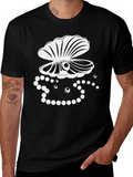 Pearl Oyster Graphic Tee - Classic Black