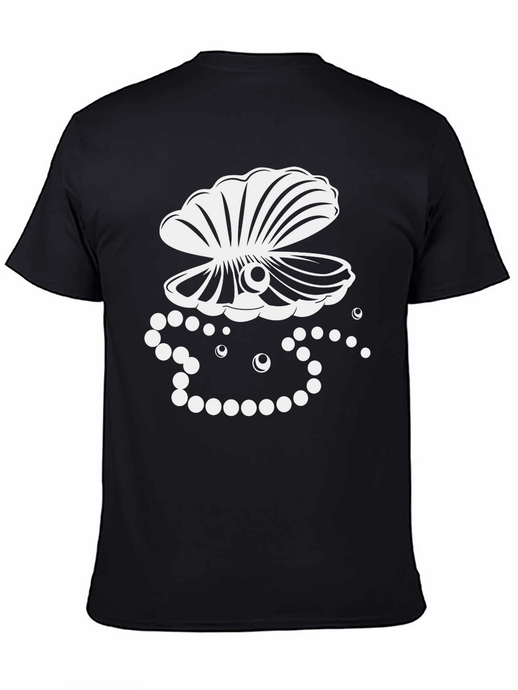 Pearl Oyster Graphic Tee - Classic Black