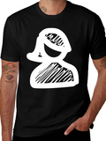 Sketchy Lady Tee - Unique Graphic T-Shirt