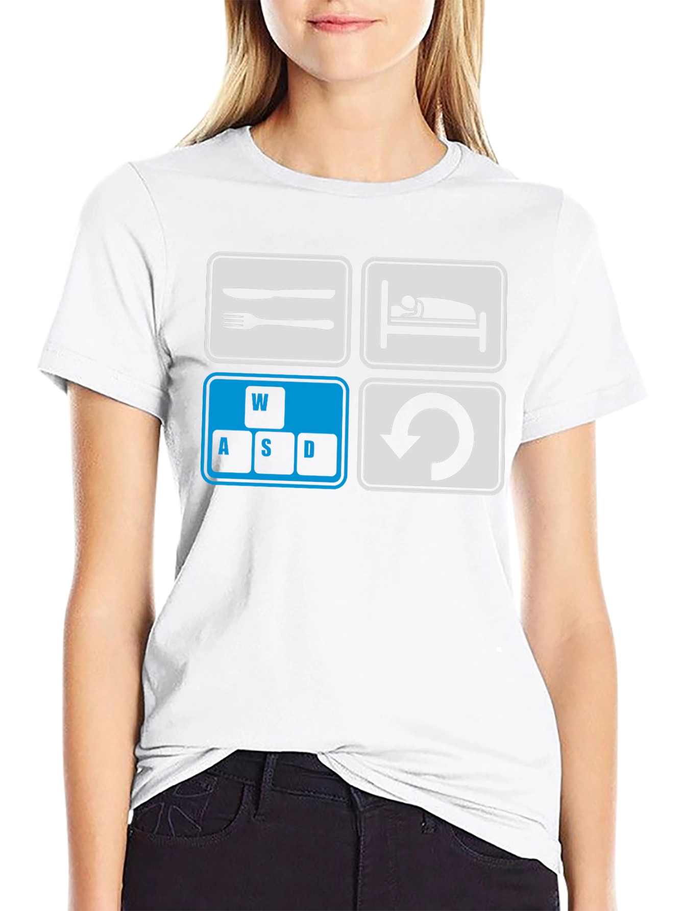 Gamers Life T-Shirt: Eat Sleep Game Repeat