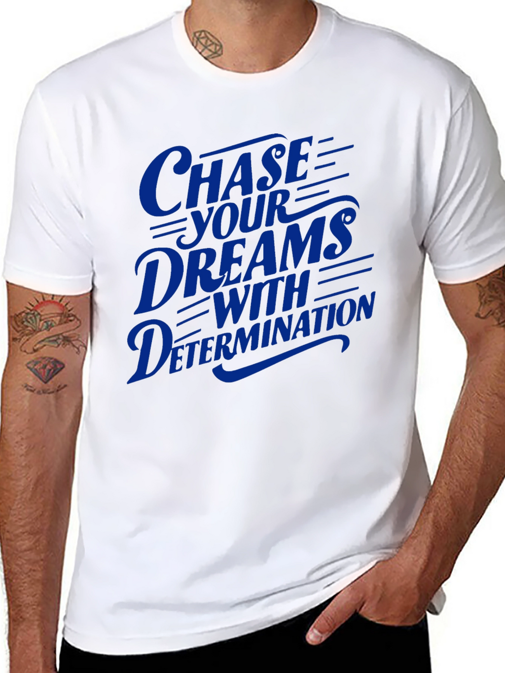 Chase Your Dreams Graphic T-Shirt - Motivational Tee