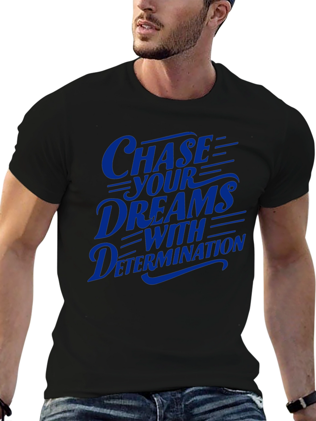 Chase Your Dreams Graphic T-Shirt - Motivational Tee