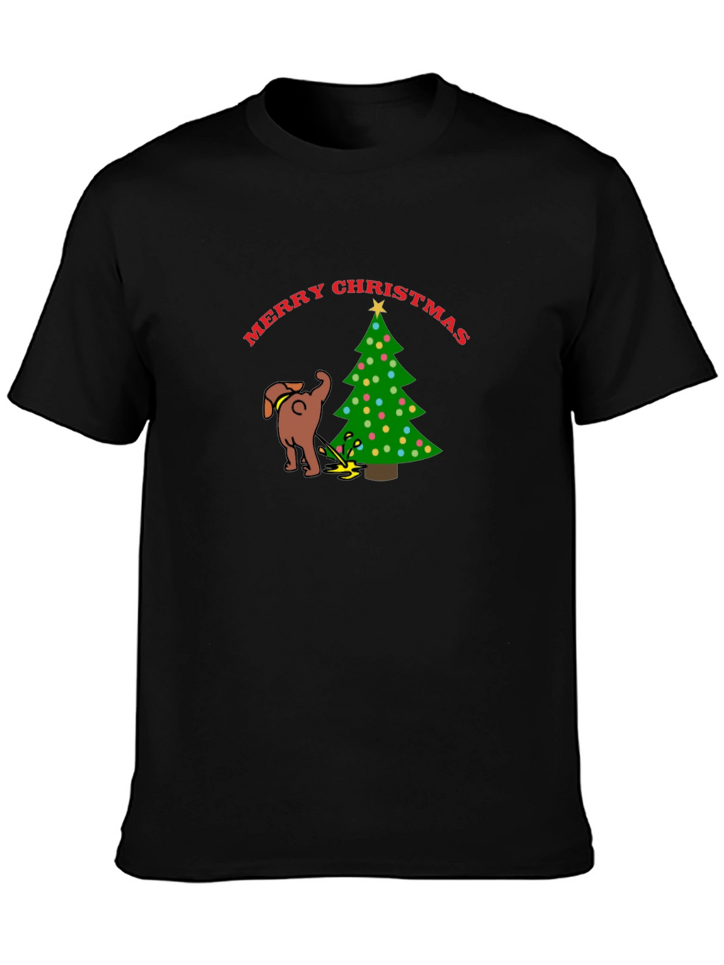 Merry Christmas Dog Humor T-Shirt