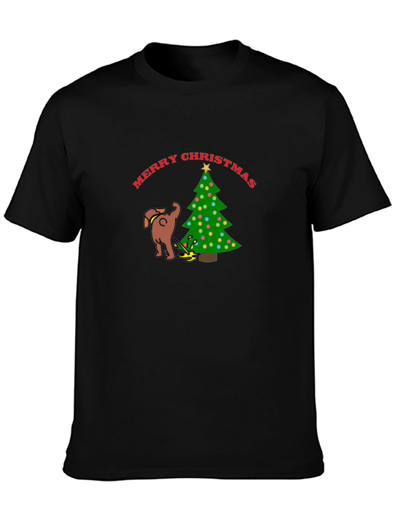 Merry Christmas Dog Humor T-Shirt
