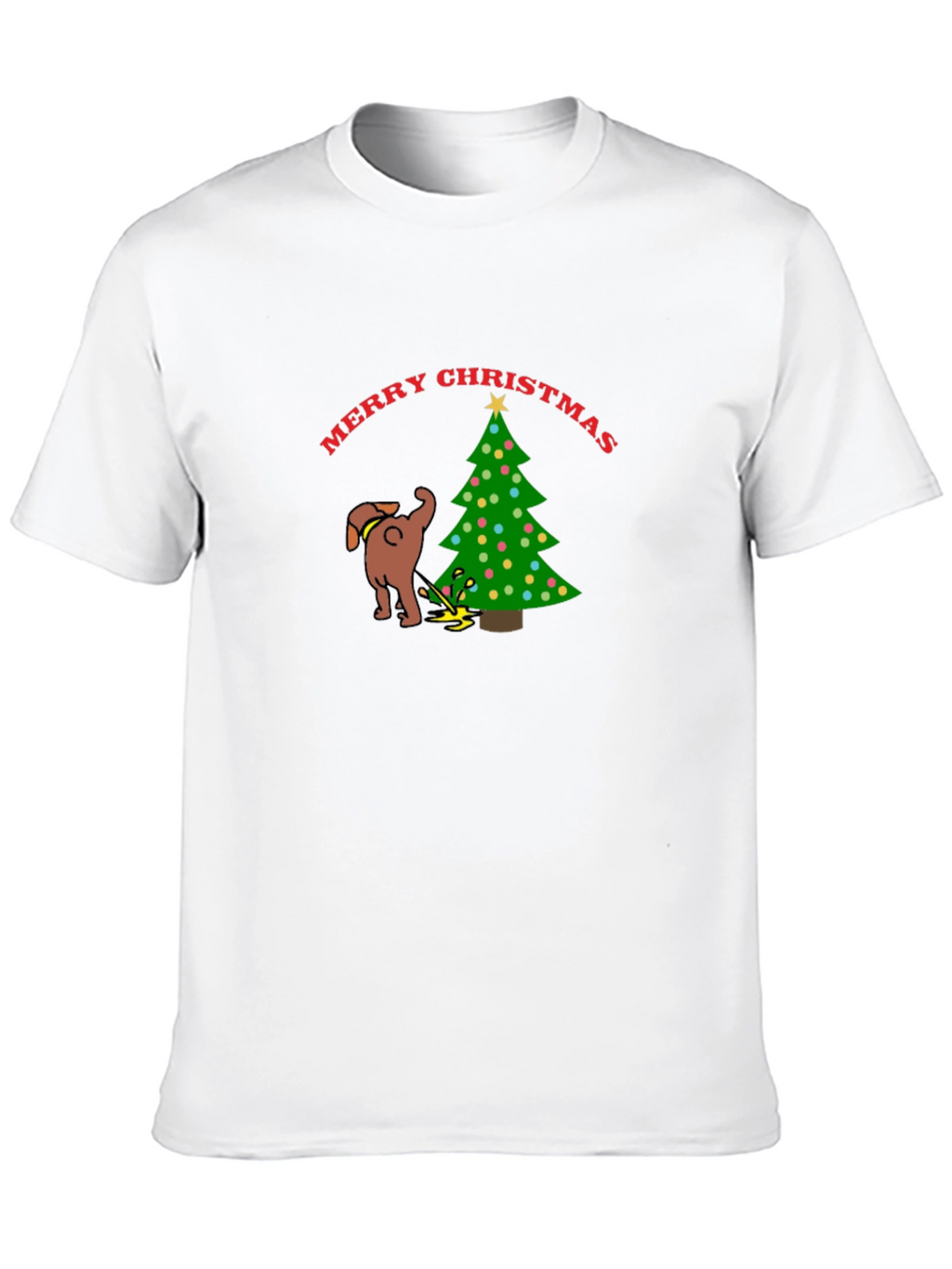 Merry Christmas Dog Humor T-Shirt