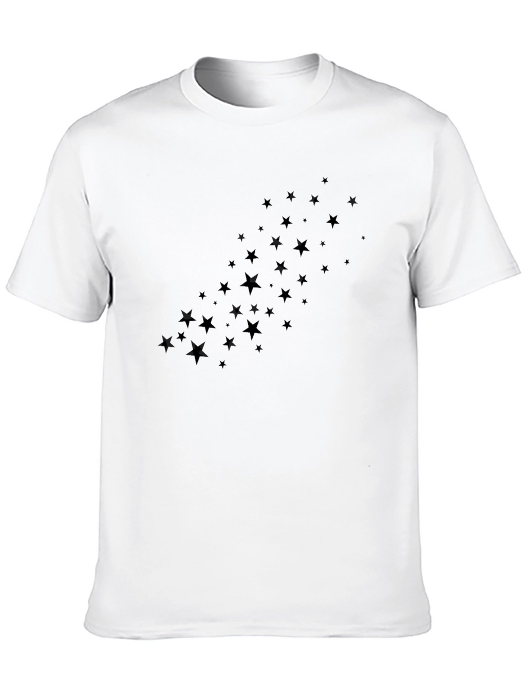 Black Starry Night Graphic Tee