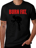 Burn Fat Cycle T-Shirt - Black
