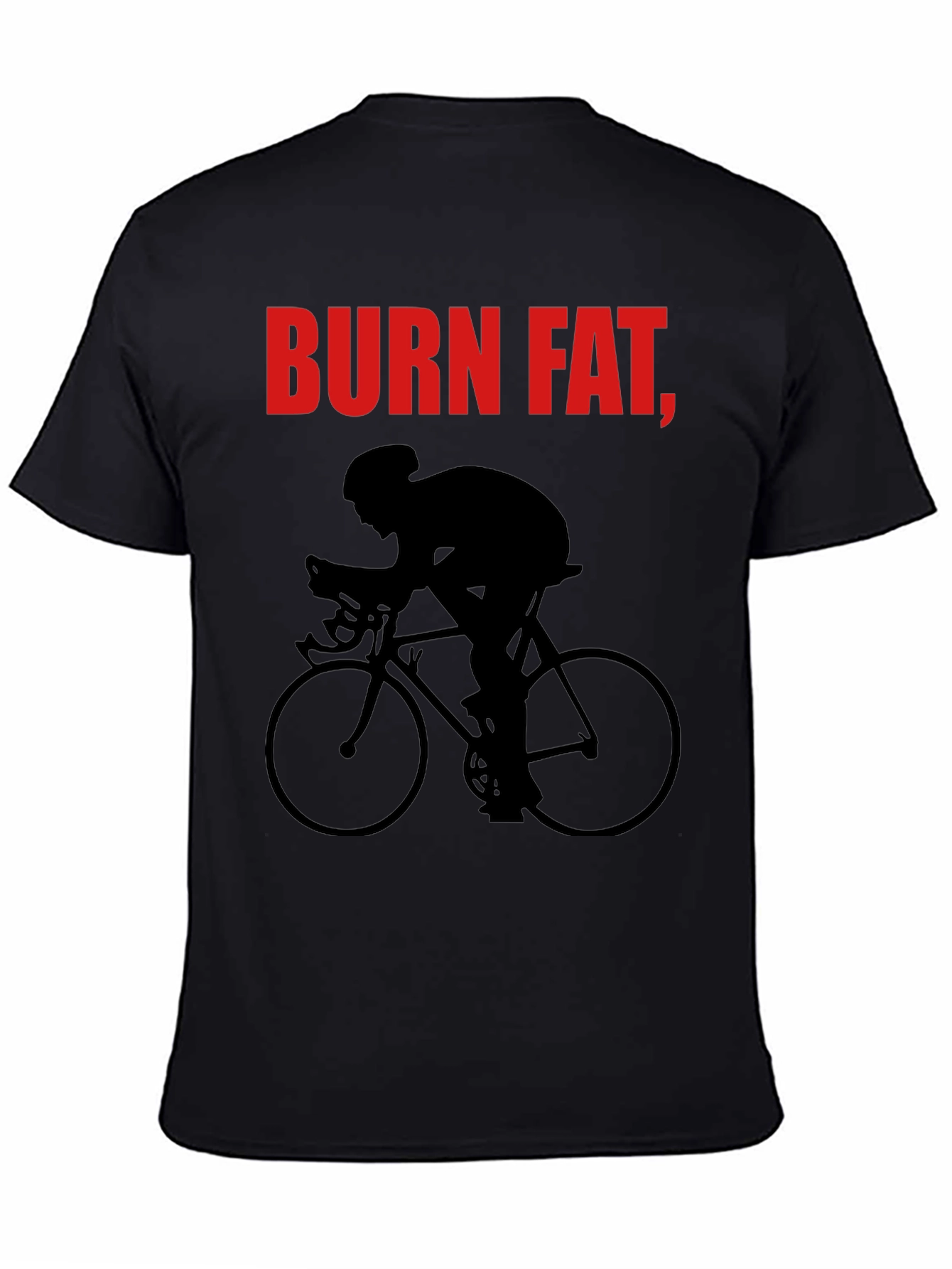 Burn Fat Cycle T-Shirt - Black