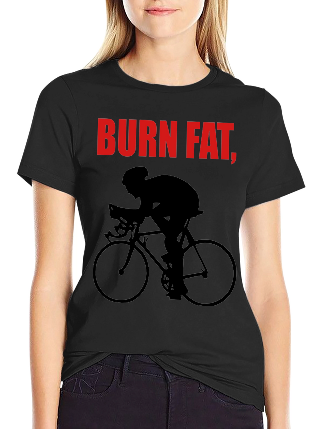 Burn Fat Cycle T-Shirt - Black