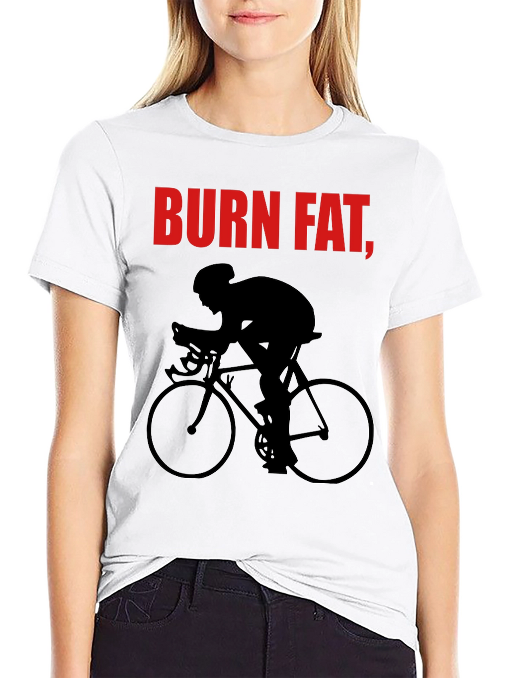 Burn Fat Cycle T-Shirt - Black