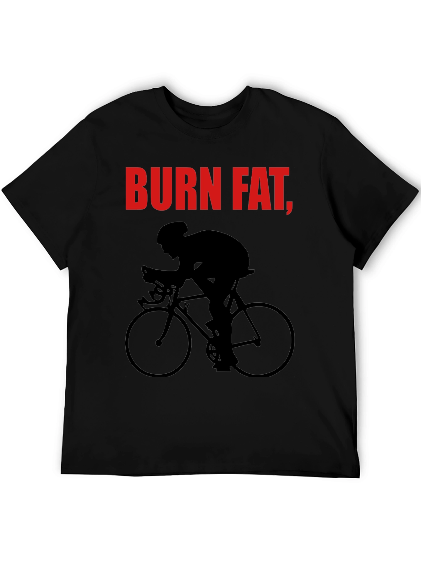 Burn Fat Cycle T-Shirt - Black