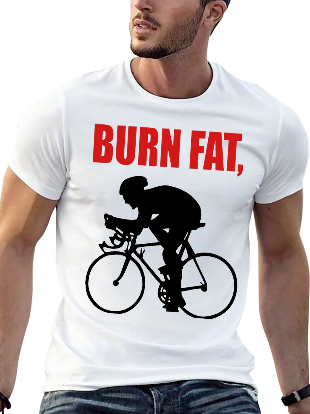 Burn Fat Cycle T-Shirt - Black