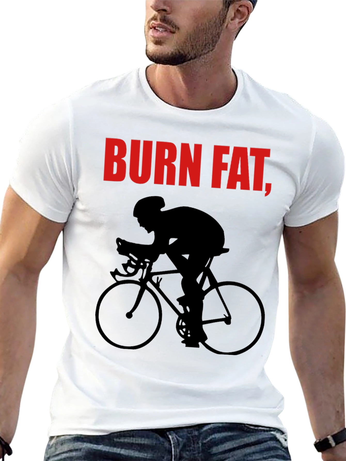 Burn Fat Cycle T-Shirt - Black