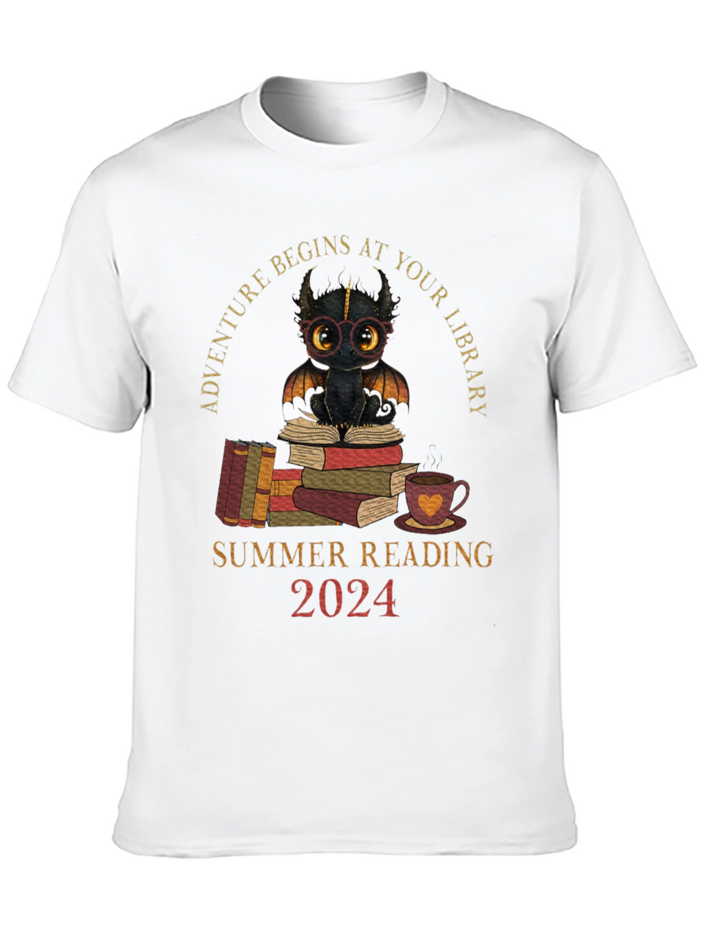 Adventure Begins At Your Library 2024 T-Shirt