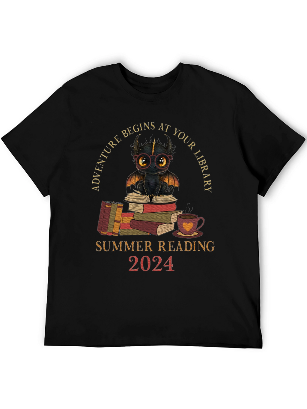 Adventure Begins At Your Library 2024 T-Shirt