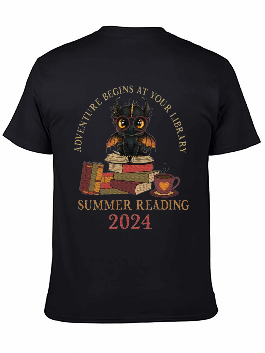 Adventure Begins At Your Library 2024 T-Shirt