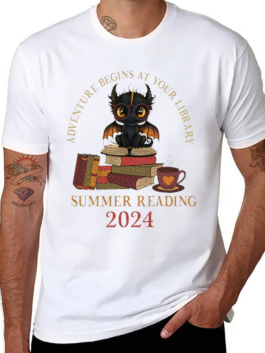 Adventure Begins At Your Library 2024 T-Shirt