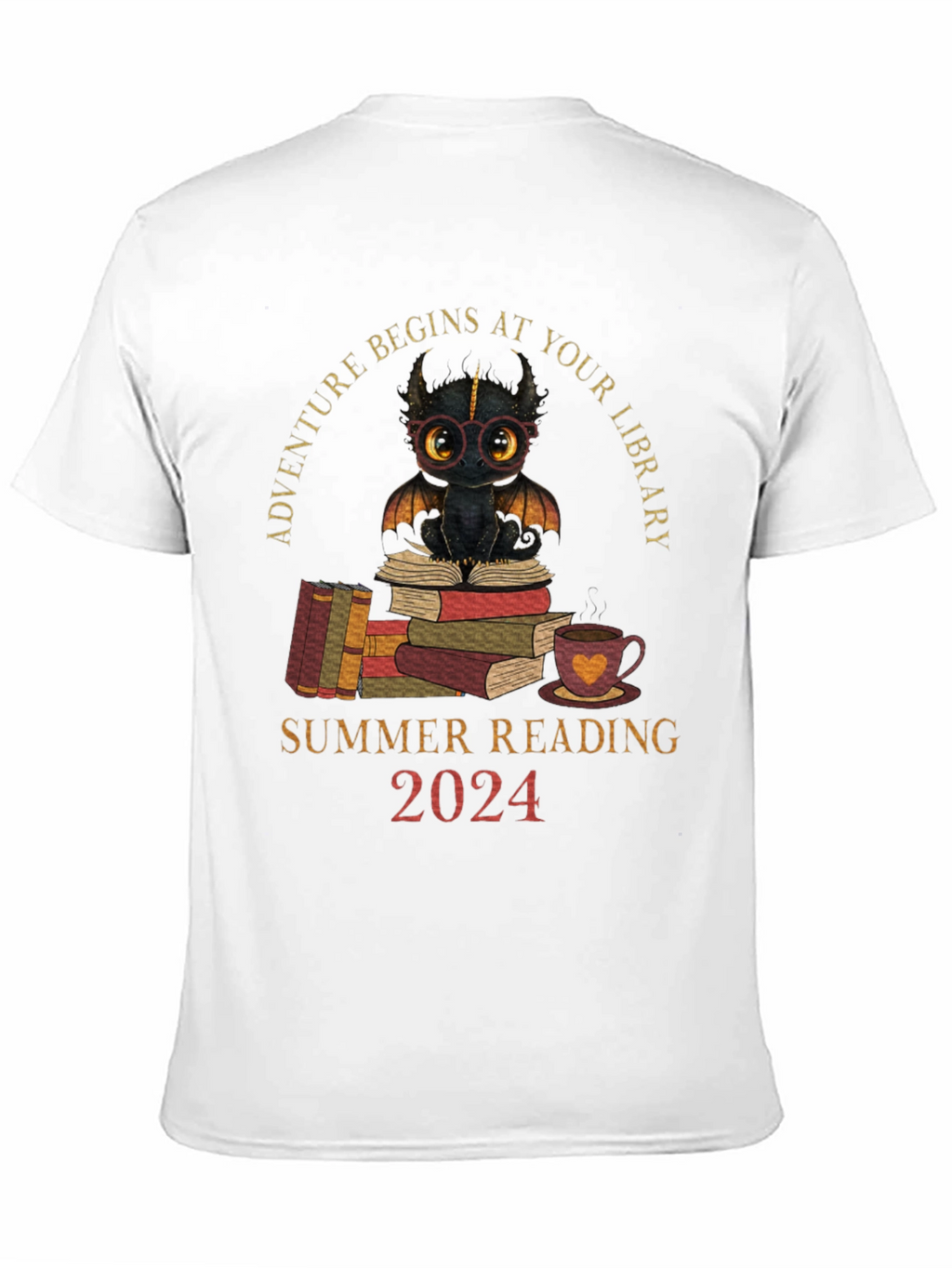 Adventure Begins At Your Library 2024 T-Shirt