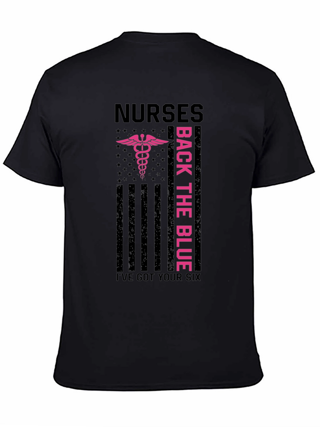 Nurses Back the Blue Graphic T-Shirt