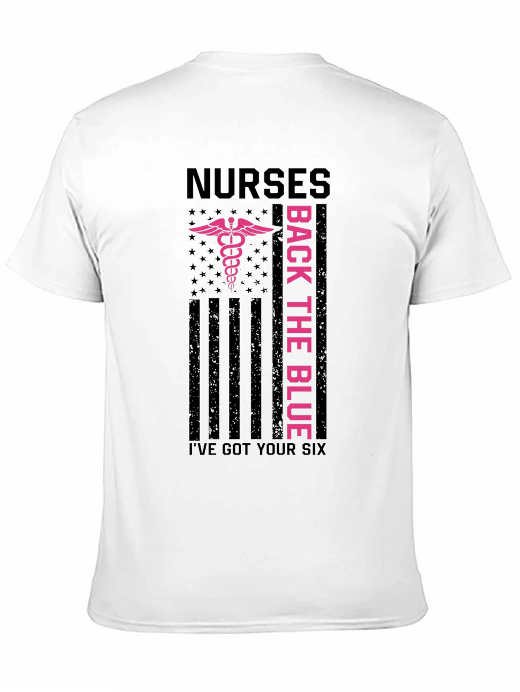 Nurses Back the Blue Graphic T-Shirt