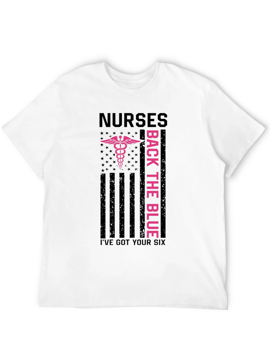Nurses Back the Blue Graphic T-Shirt
