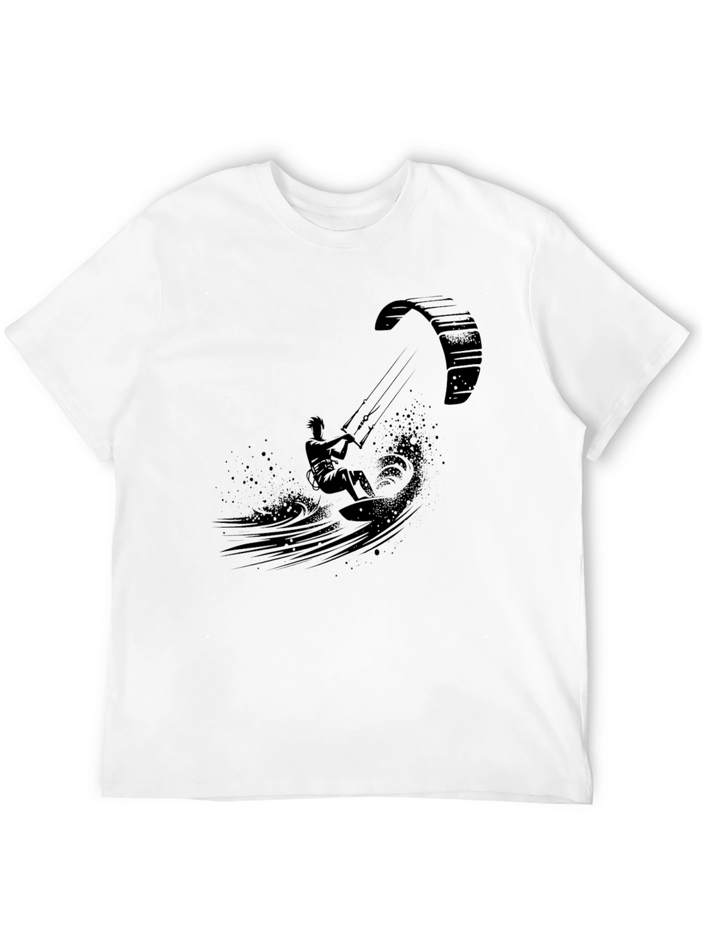 Black Kite Surfing Graphic Tee