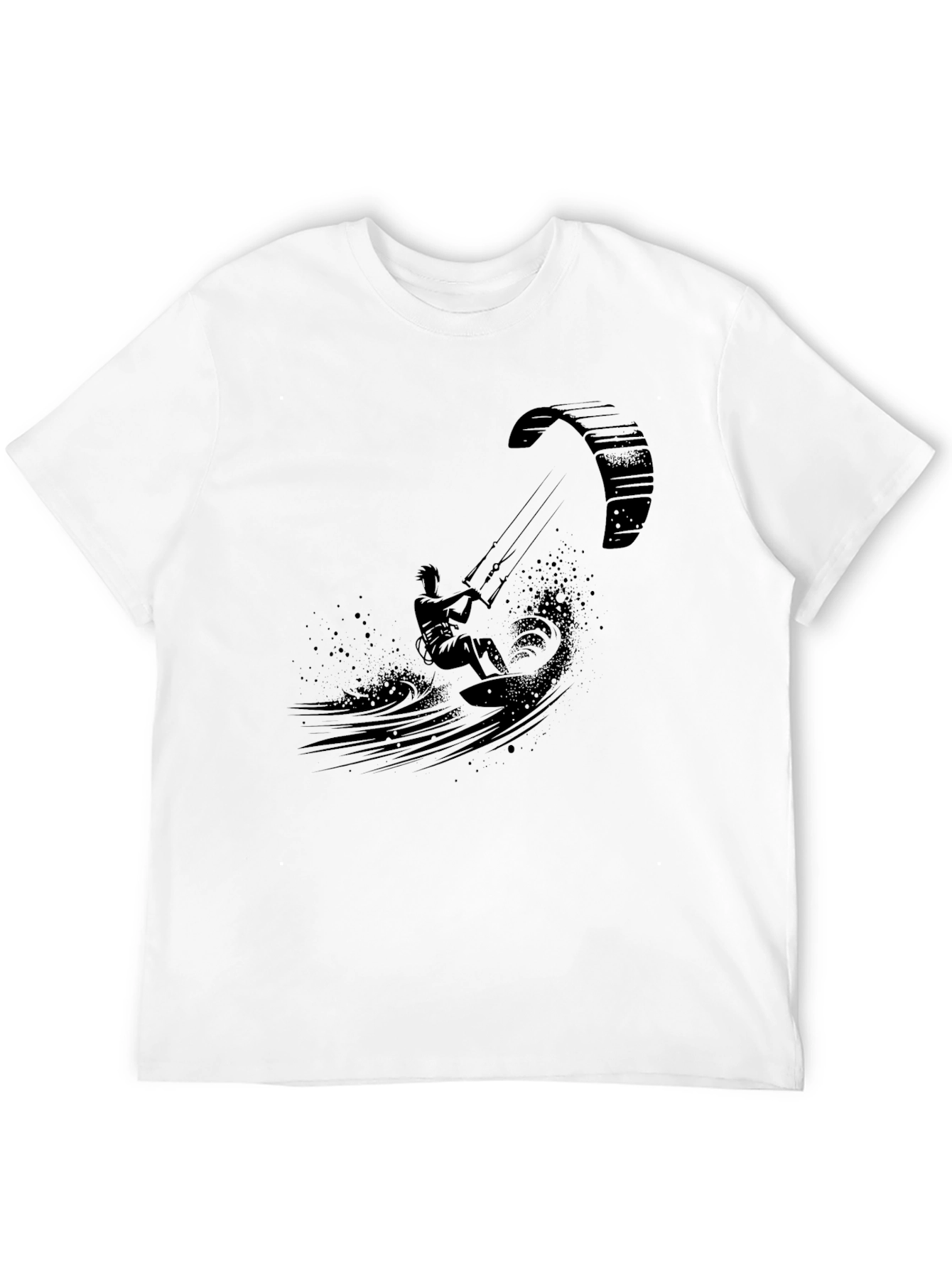 Black Kite Surfing Graphic Tee