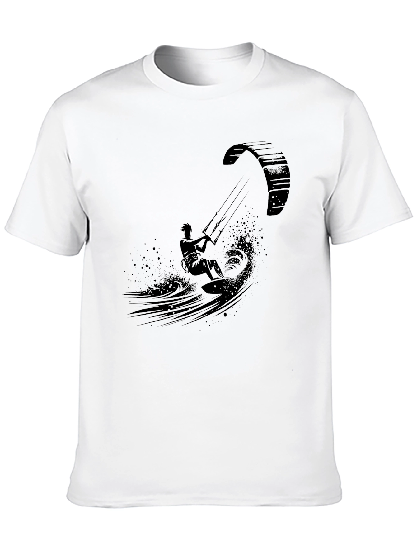 Black Kite Surfing Graphic Tee
