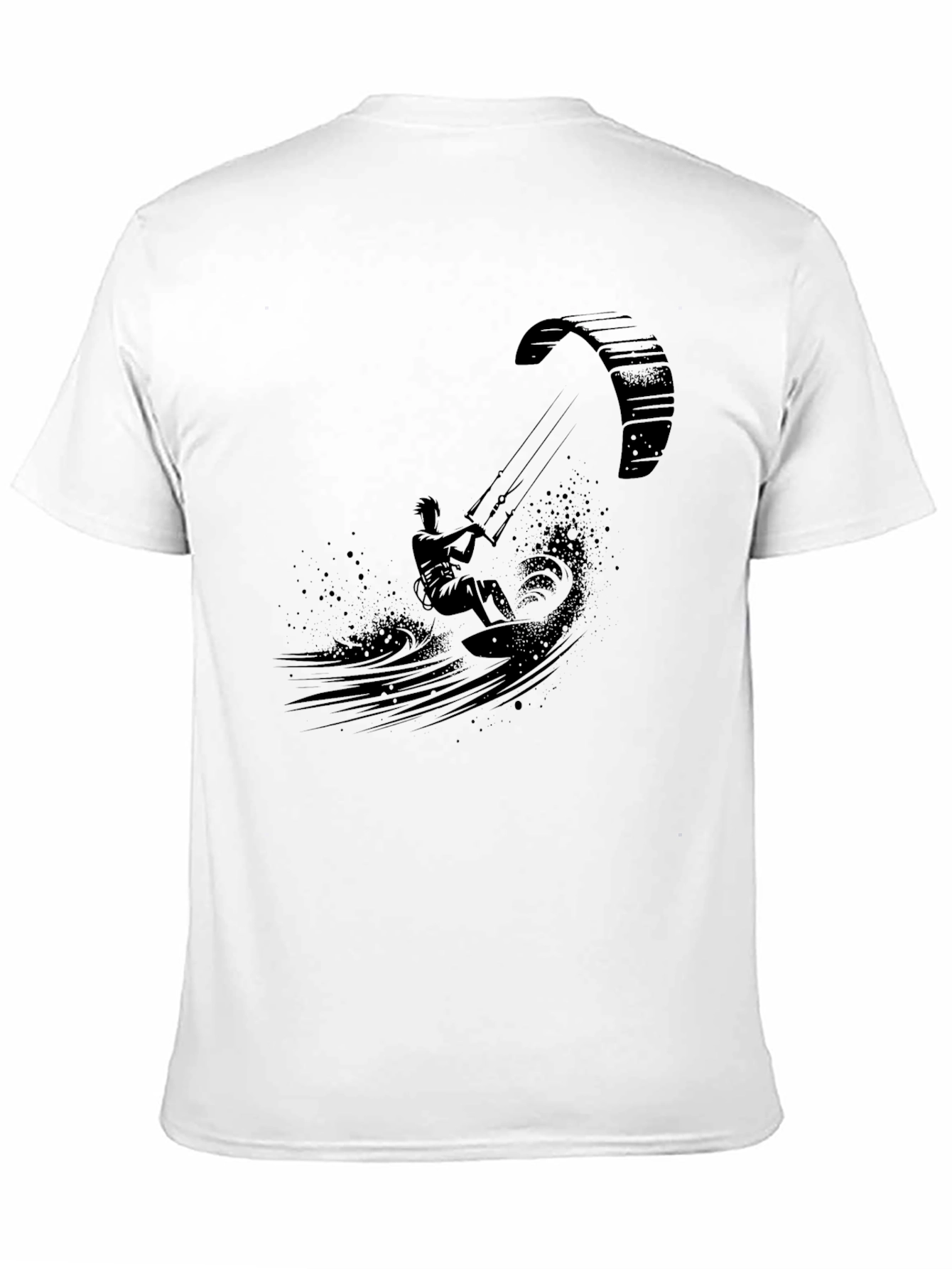 Black Kite Surfing Graphic Tee