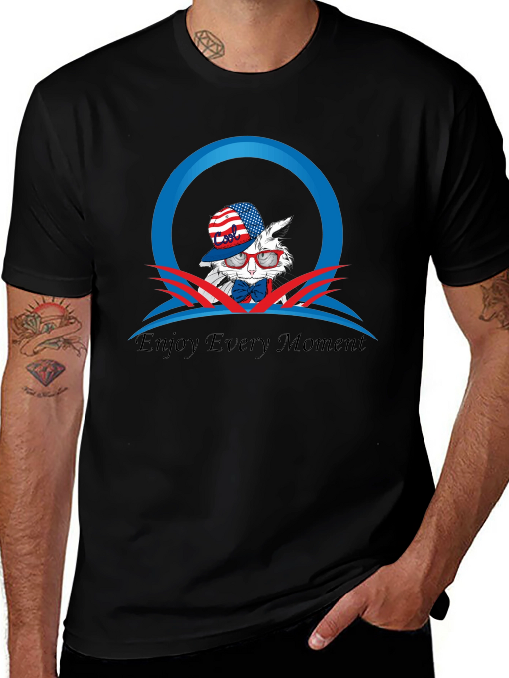 Patriotic Rabbit Graphic Tee