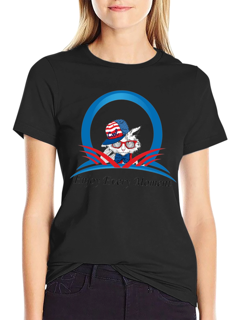Patriotic Rabbit Graphic Tee