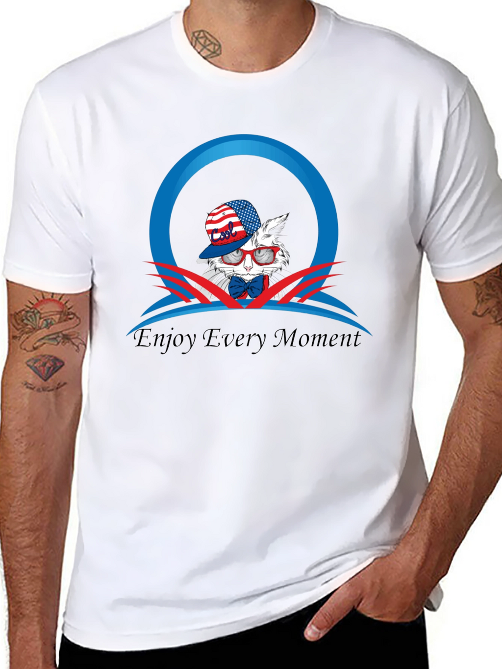 Patriotic Rabbit Graphic Tee