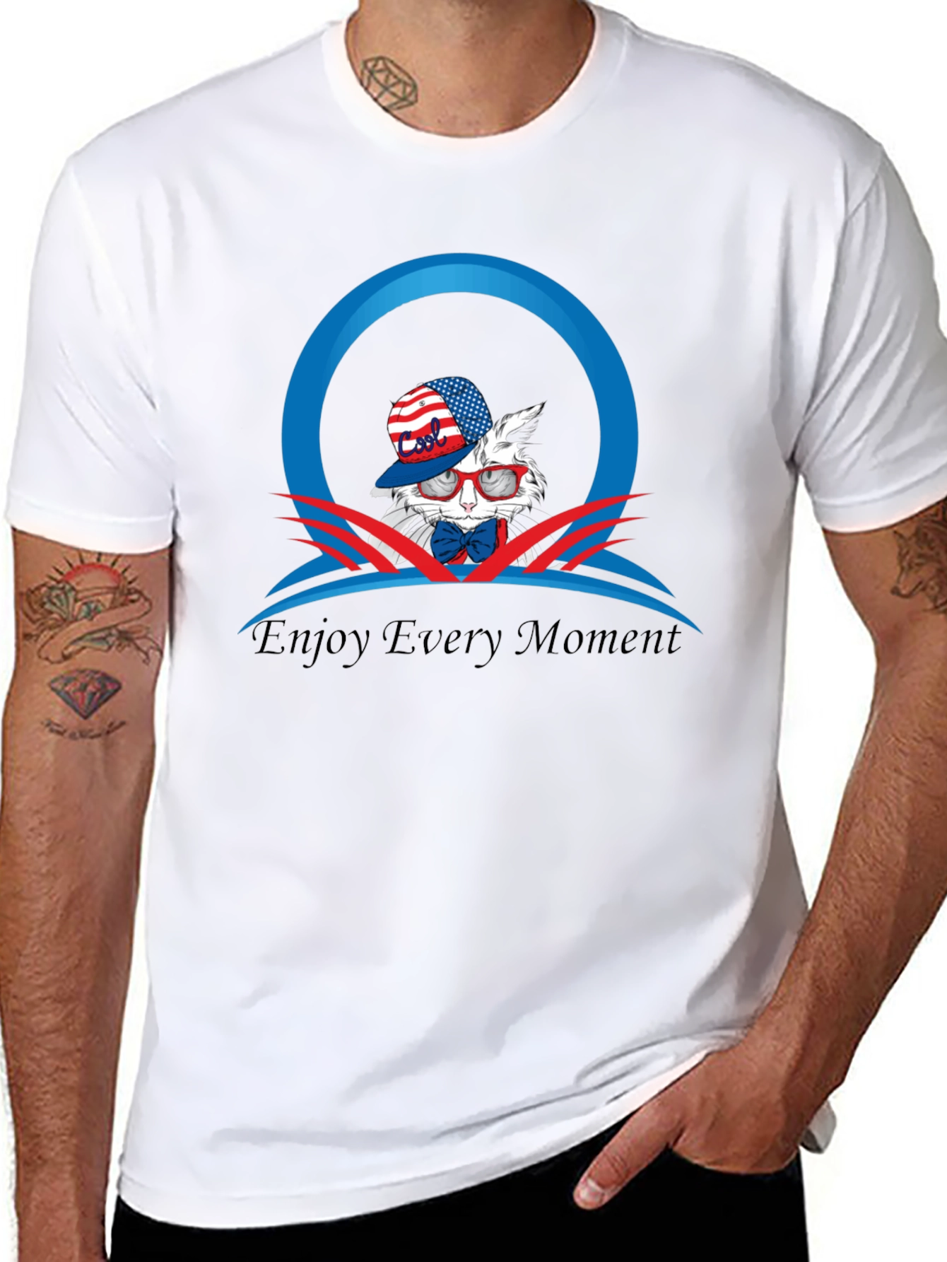 Patriotic Rabbit Graphic Tee