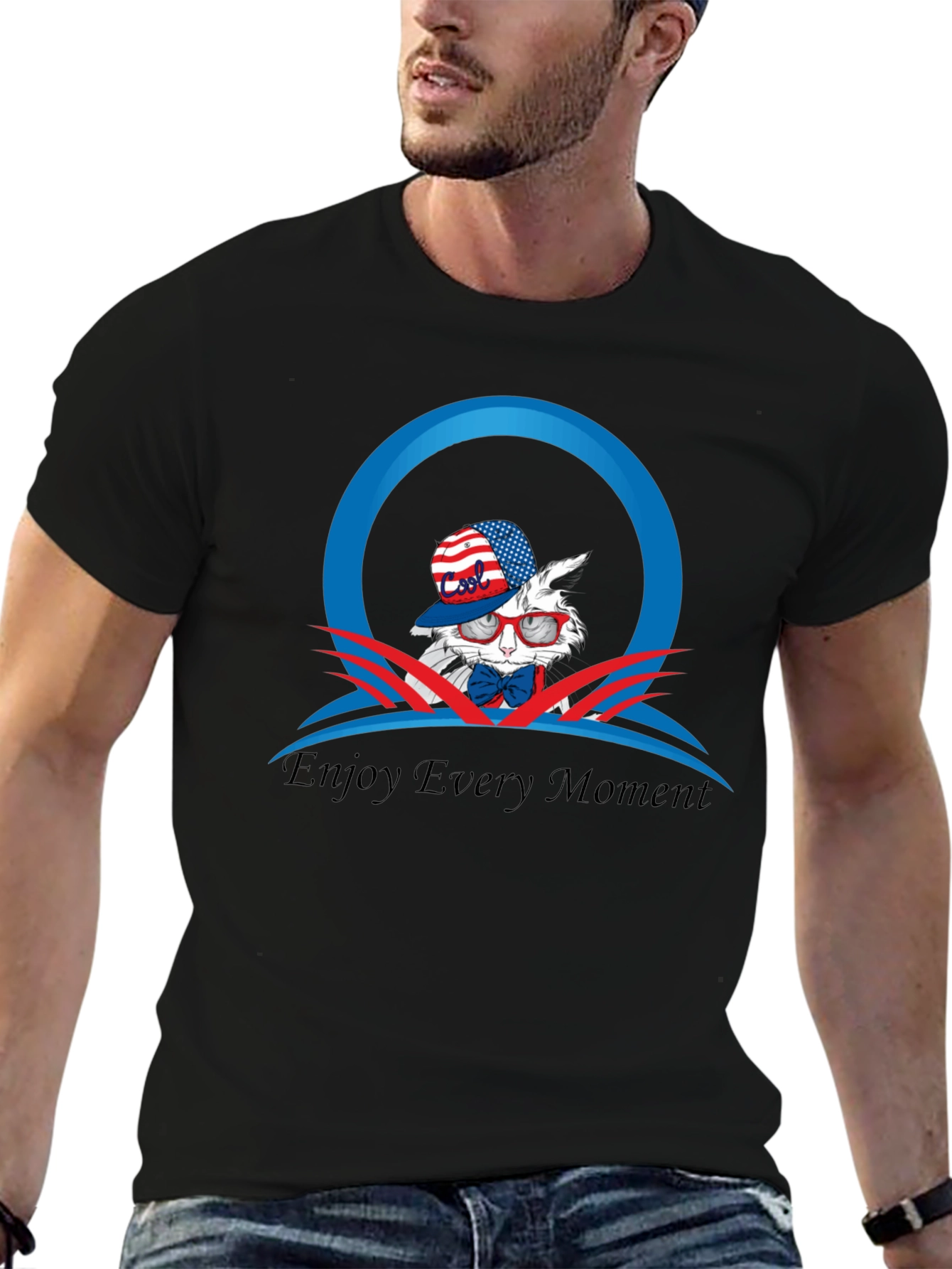Patriotic Rabbit Graphic Tee